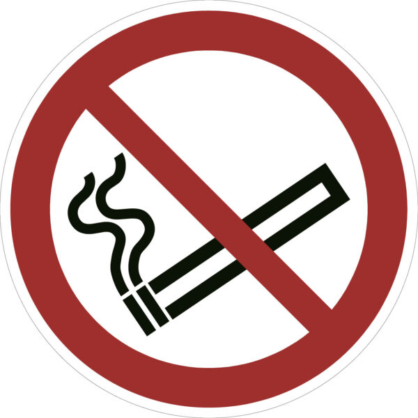 Golvskylt Rökning förbjuden